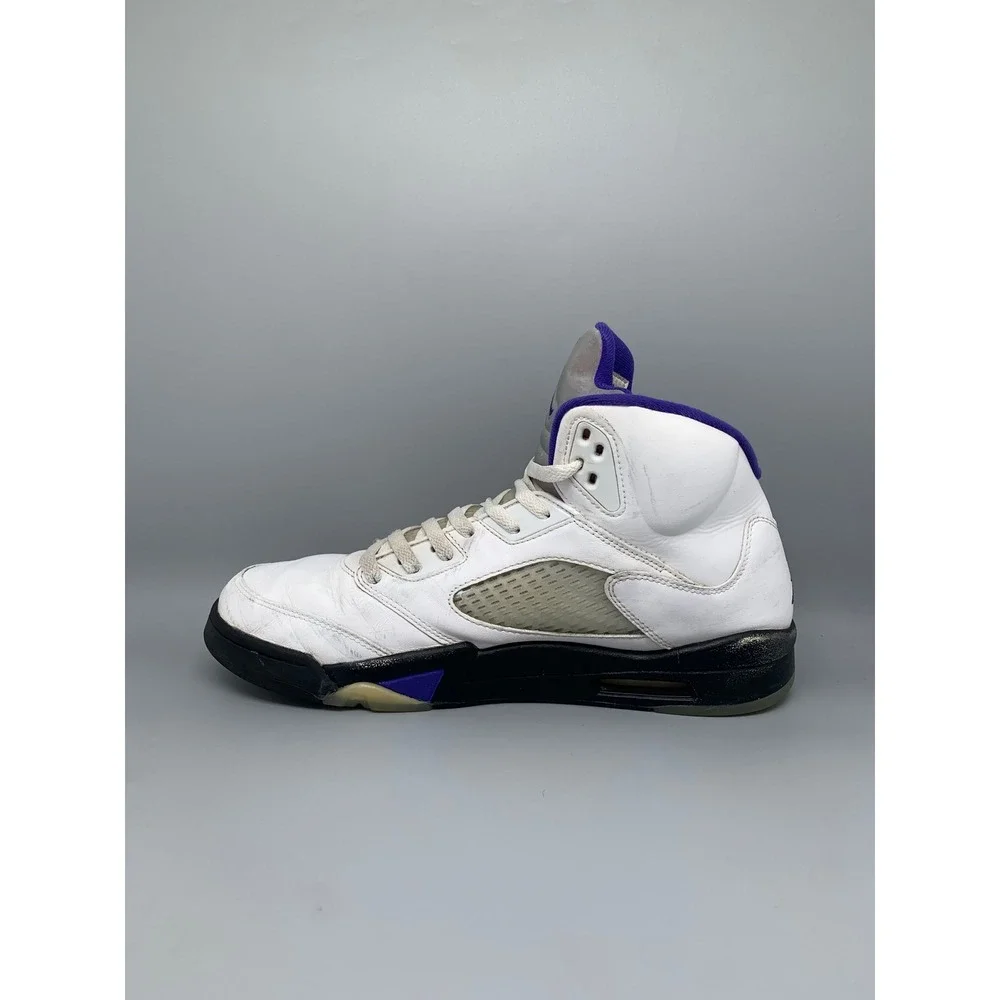 Jordan 5 Retro Dark Concord White Basketball Shoes DD0587-141 Men's Sz 10